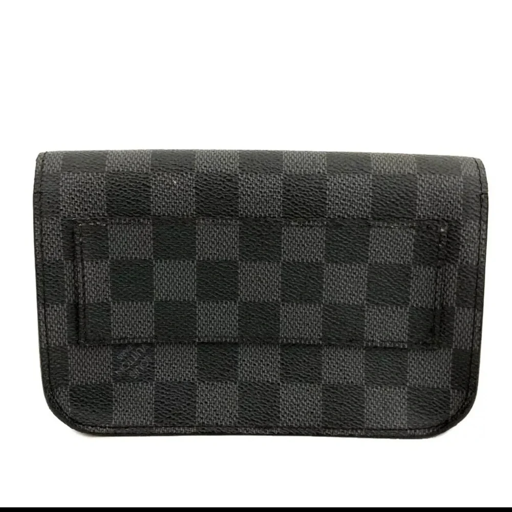 💎Louis Vuitton Damier Graphite Ceinture Pochette Om Belt Pouch💎 - Picture 4 of 8